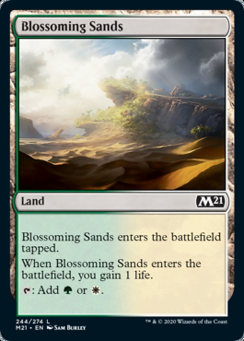 Blossoming Sands [Core Set 2021] | Magic Magpie
