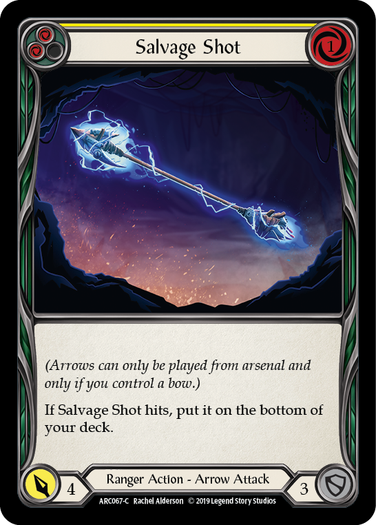 Salvage Shot (Yellow) [ARC067-C] 1st Edition Normal | Magic Magpie