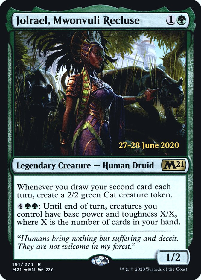 Jolrael, Mwonvuli Recluse  [Core Set 2021 Prerelease Promos] | Magic Magpie