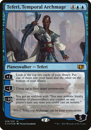 Teferi, Temporal Archmage (Commander 2014) [Commander 2014 Oversized] | Magic Magpie