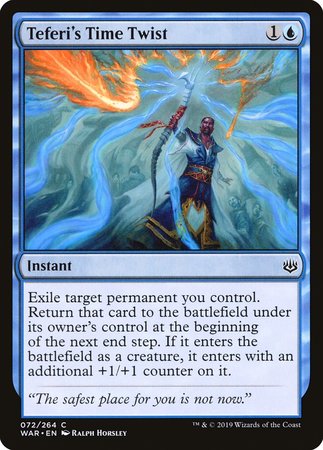 Teferi's Time Twist [War of the Spark] | Magic Magpie