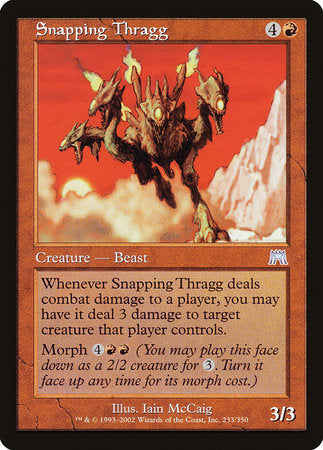 Snapping Thragg [Onslaught] | Magic Magpie