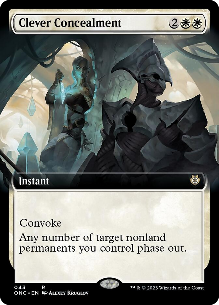 Clever Concealment (Extended Art) [Phyrexia: All Will Be One Commander] | Magic Magpie