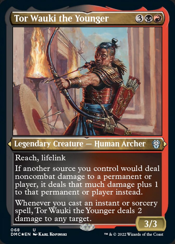 Tor Wauki the Younger (Foil Etched) [Dominaria United Commander] | Magic Magpie