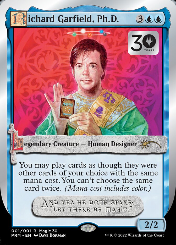 Richard Garfield, Ph.D. [30th Anniversary Promos] | Magic Magpie