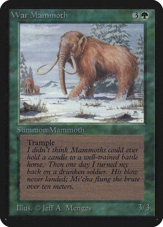 War Mammoth [Limited Edition Alpha] | Magic Magpie