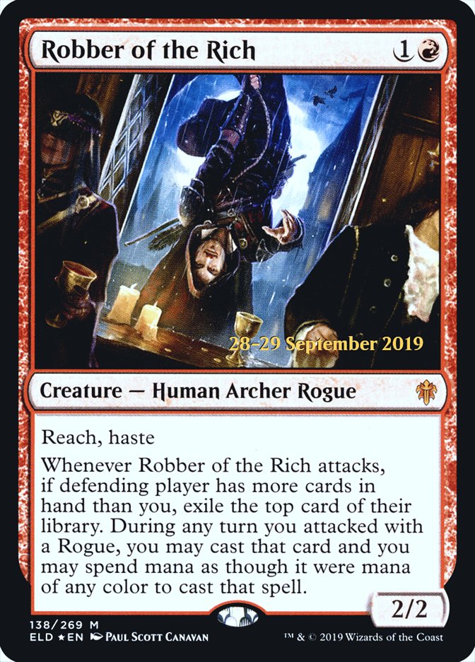 Robber of the Rich  [Throne of Eldraine Prerelease Promos] | Magic Magpie