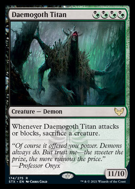 Daemogoth Titan [Strixhaven: School of Mages] | Magic Magpie