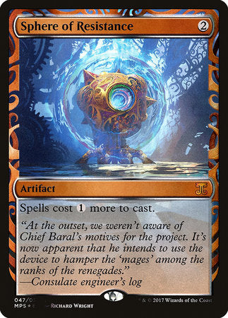 Sphere of Resistance [Kaladesh Inventions] | Magic Magpie