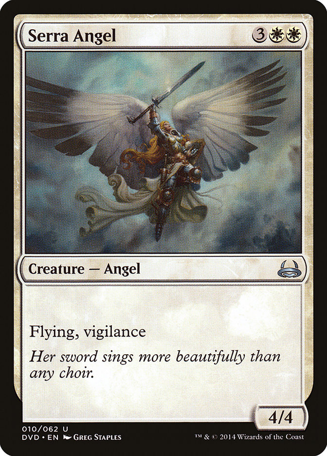 Serra Angel (Divine vs. Demonic) [Duel Decks Anthology] | Magic Magpie