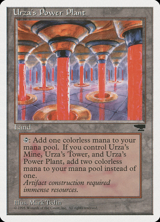 Urza's Power Plant (Red Columns) [Chronicles] | Magic Magpie
