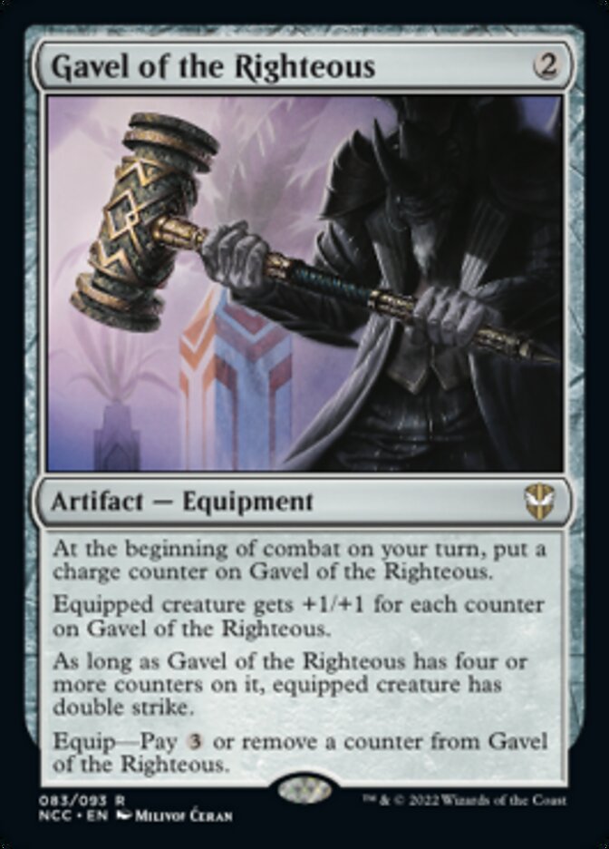 Gavel of the Righteous [Streets of New Capenna Commander] | Magic Magpie