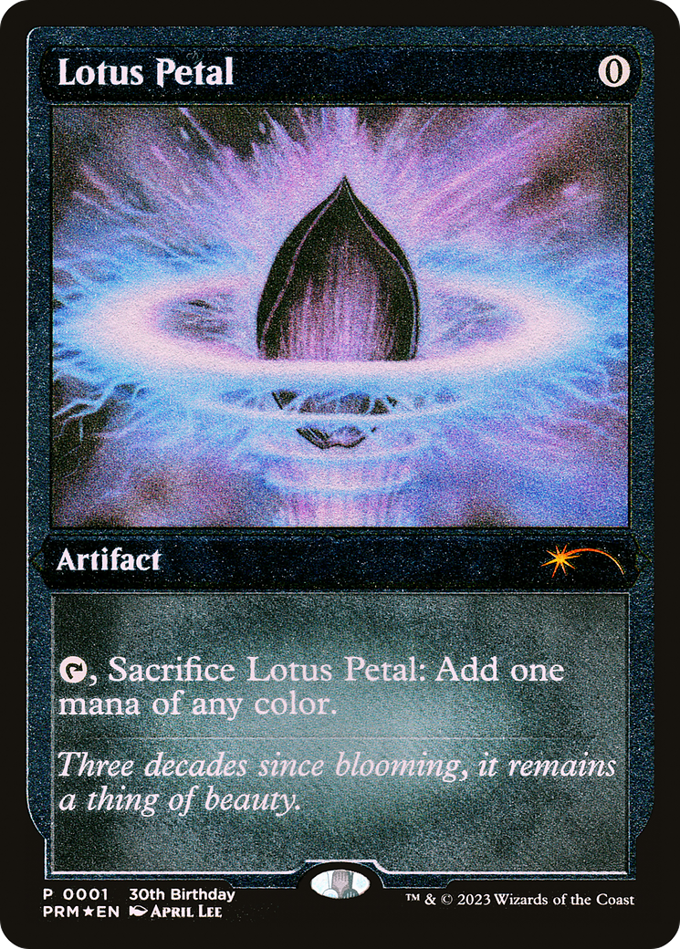 Lotus Petal (Foil Etched) [30th Anniversary Promos] | Magic Magpie