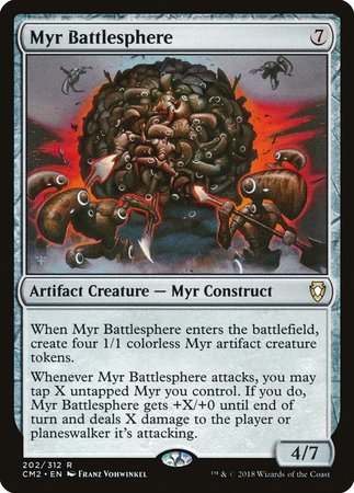 Myr Battlesphere [Commander Anthology Volume II] | Magic Magpie