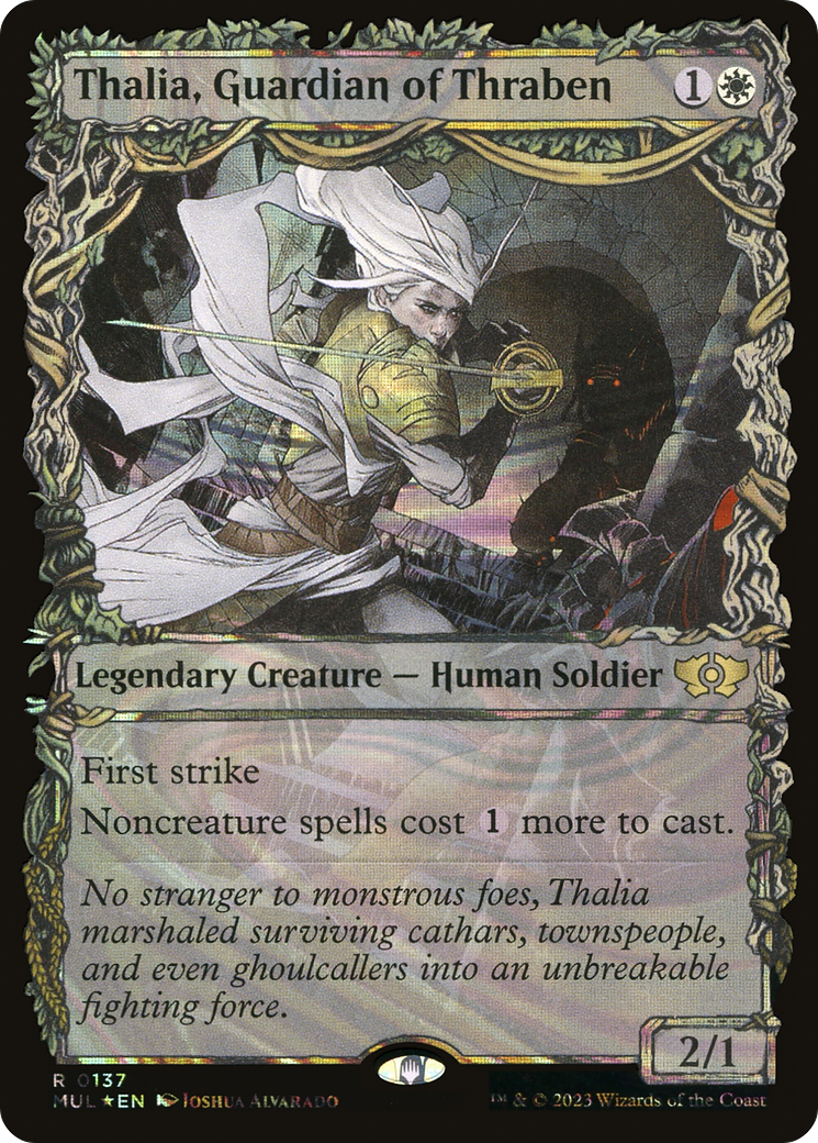 Thalia, Guardian of Thraben (Halo Foil) [Multiverse Legends] | Magic Magpie