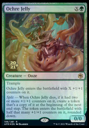 Ochre Jelly [Dungeons & Dragons: Adventures in the Forgotten Realms Prerelease Promos] | Magic Magpie