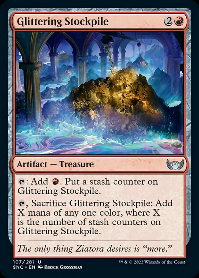 Glittering Stockpile [Streets of New Capenna] | Magic Magpie