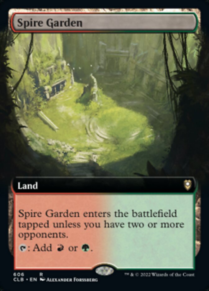 Spire Garden (Extended Art) [Commander Legends: Battle for Baldur's Gate] | Magic Magpie