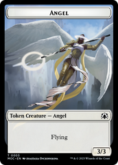 Angel (3) // Demon Double-Sided Token [March of the Machine Commander Tokens] | Magic Magpie