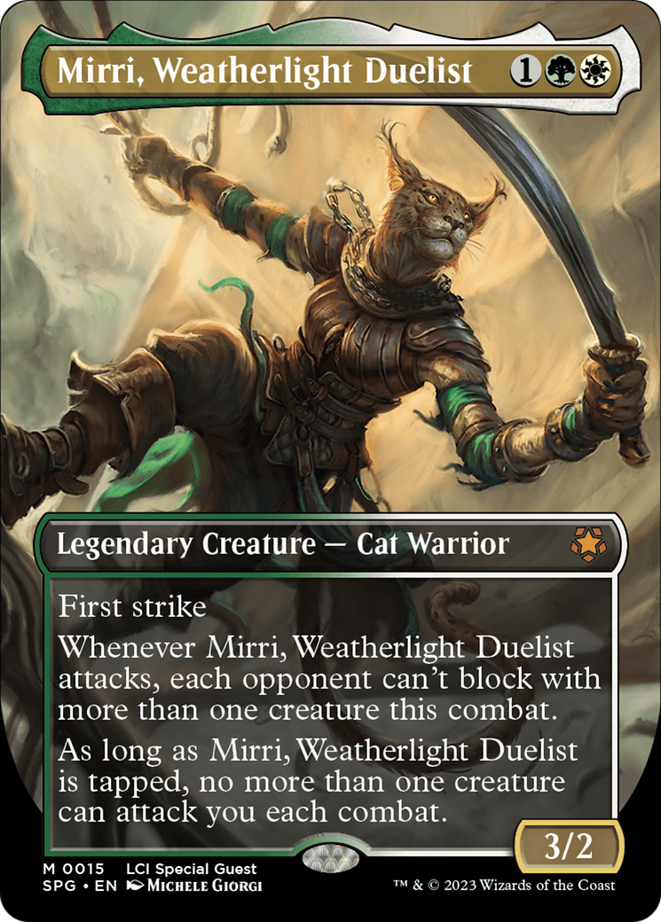 Mirri, Weatherlight Duelist (Borderless) [The Lost Caverns of Ixalan Special Guests] | Magic Magpie