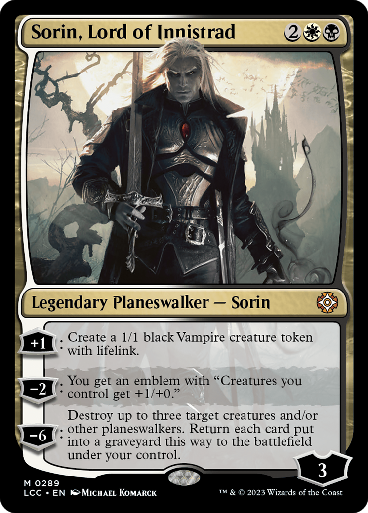 Sorin, Lord of Innistrad [The Lost Caverns of Ixalan Commander] | Magic Magpie