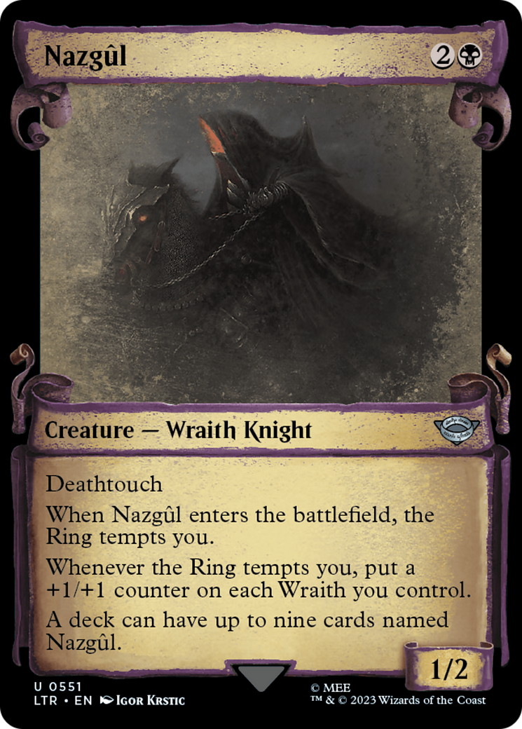 Nazgul (0551) [The Lord of the Rings: Tales of Middle-Earth Showcase Scrolls] | Magic Magpie