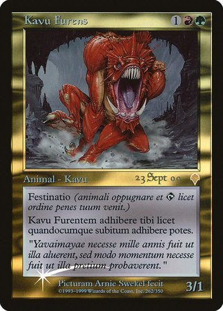 Raging Kavu (Latin) [Prerelease Events] | Magic Magpie