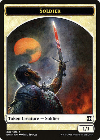 Soldier Token [Eternal Masters Tokens] | Magic Magpie