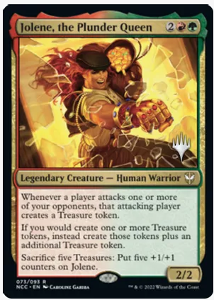 Jolene, the Plunder Queen (Promo Pack) [Streets of New Capenna Commander Promos] | Magic Magpie