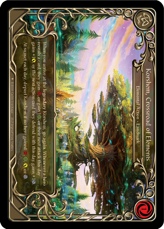 Korshem, Crossroad of Elements [ELE000] (Tales of Aria)  1st Edition Cold Foil | Magic Magpie