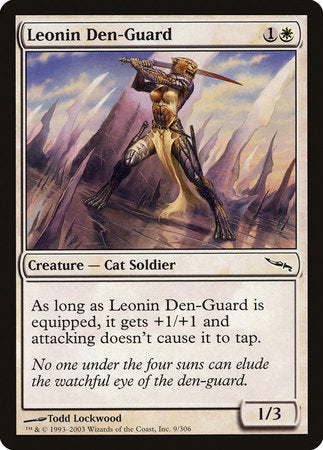 Leonin Den-Guard [Mirrodin] | Magic Magpie