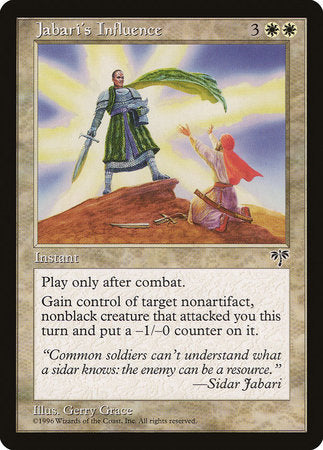 Jabari's Influence [Mirage] | Magic Magpie