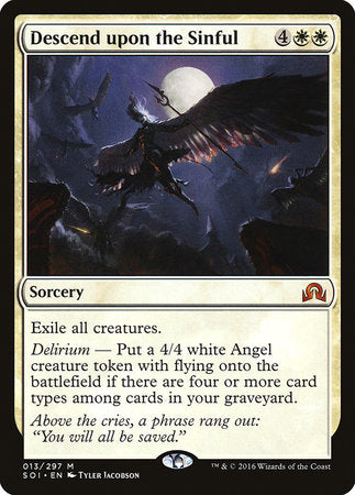 Descend upon the Sinful [Shadows over Innistrad] | Magic Magpie