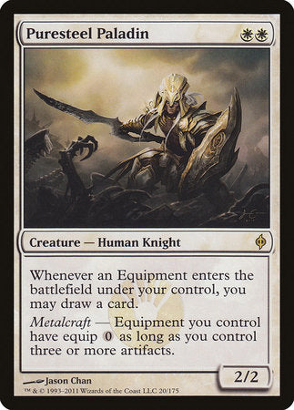 Puresteel Paladin [New Phyrexia] | Magic Magpie