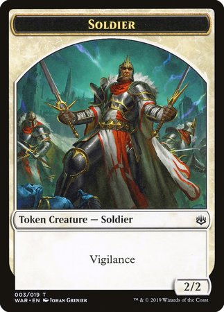 Soldier Token [War of the Spark Tokens] | Magic Magpie