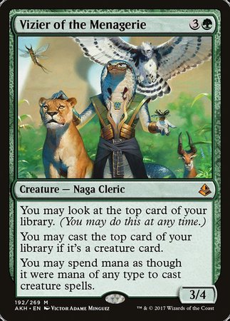 Vizier of the Menagerie [Amonkhet] | Magic Magpie