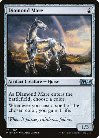 Diamond Mare [Core Set 2019] | Magic Magpie