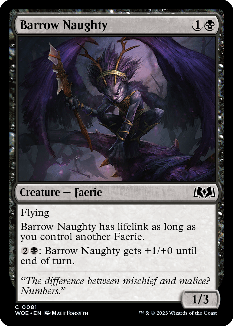Barrow Naughty [Wilds of Eldraine] | Magic Magpie