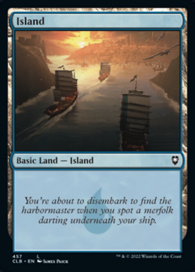 Island (457) [Commander Legends: Battle for Baldur's Gate] | Magic Magpie