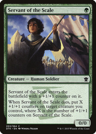 Servant of the Scale [Dragons of Tarkir] | Magic Magpie