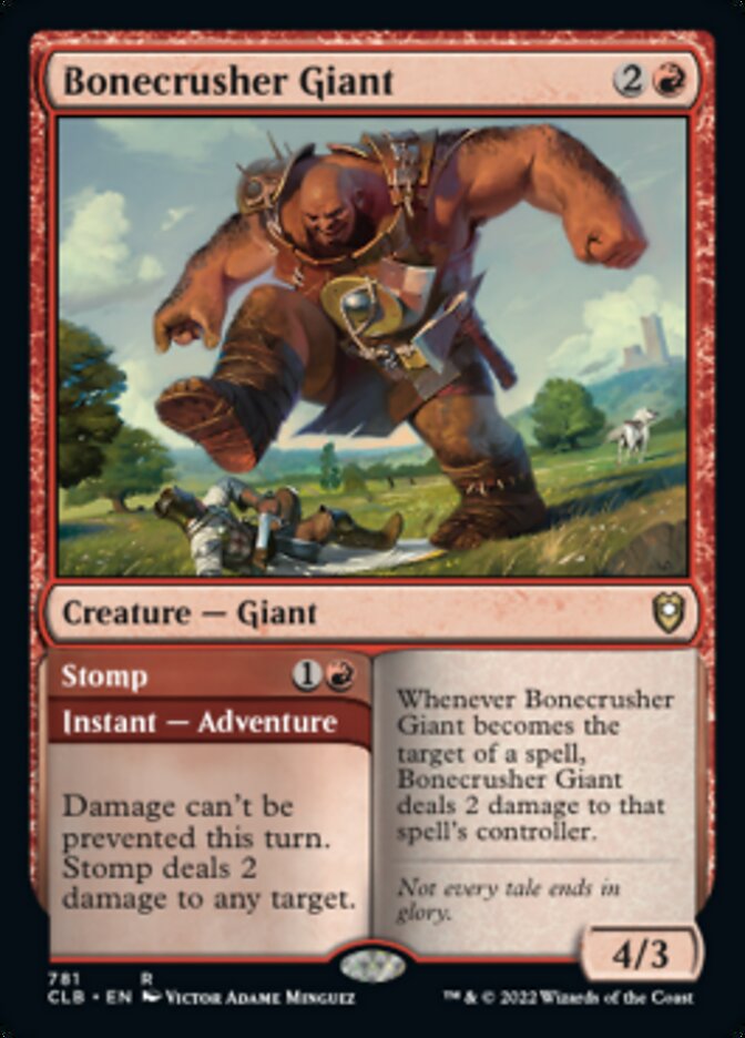 Bonecrusher Giant // Stomp [Commander Legends: Battle for Baldur's Gate] | Magic Magpie