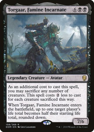 Torgaar, Famine Incarnate [Dominaria] | Magic Magpie