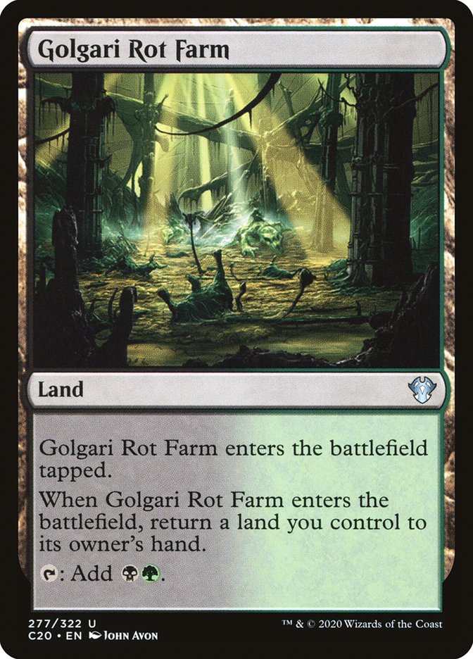 Golgari Rot Farm [Commander 2020] | Magic Magpie