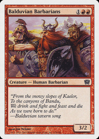 Balduvian Barbarians [Ninth Edition] | Magic Magpie