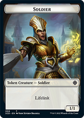 Saproling // Soldier Double-Sided Token [Starter Commander Decks] | Magic Magpie