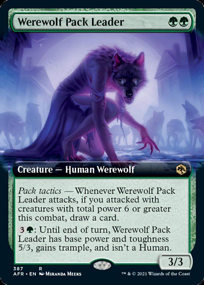 Werewolf Pack Leader (Extended) [Dungeons & Dragons: Adventures in the Forgotten Realms] | Magic Magpie