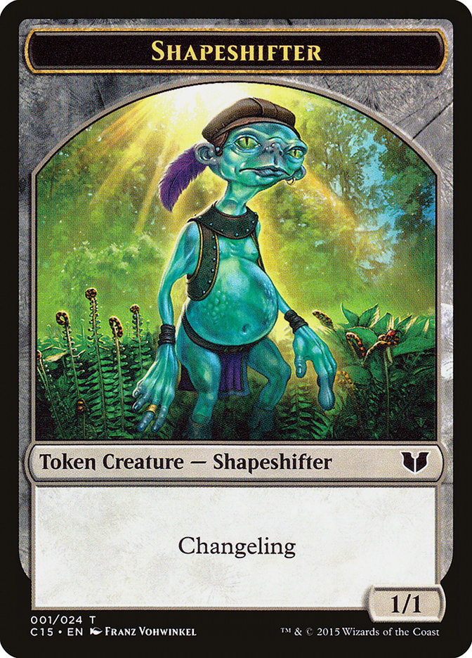 Elemental Shaman // Shapeshifter Double-Sided Token [Commander 2015 Tokens] | Magic Magpie