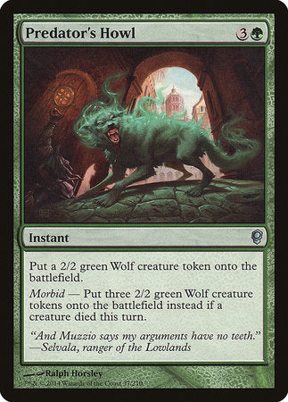 Predator's Howl [Conspiracy] | Magic Magpie