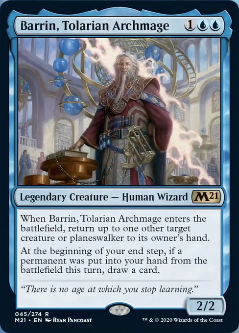 Barrin, Tolarian Archmage [Core Set 2021] | Magic Magpie