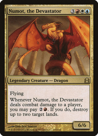 Numot, the Devastator [Commander 2011] | Magic Magpie